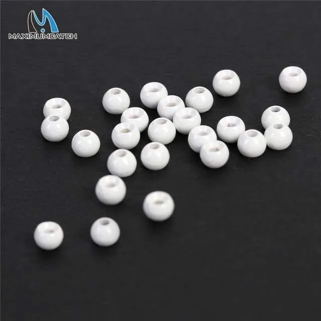 25 teile/los 2.0-3.8mm Fliegenbinden Wolframperlen Runde Nymphenkopf Ball Fliegenbinden Material 18 Verschiedene Farben