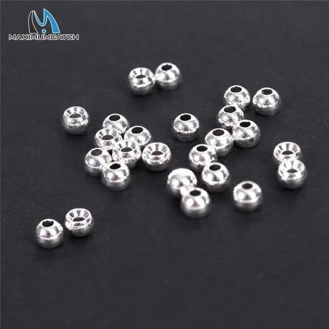 25 teile/los 2.0-3.8mm Fliegenbinden Wolframperlen Runde Nymphenkopf Ball Fliegenbinden Material 18 Verschiedene Farben