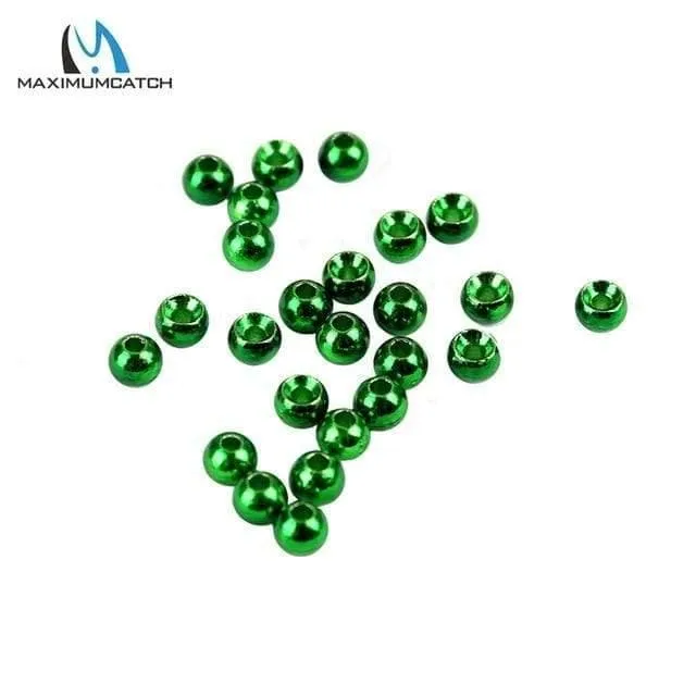 25 teile/los 2.0-3.8mm Fliegenbinden Wolframperlen Runde Nymphenkopf Ball Fliegenbinden Material 18 Verschiedene Farben