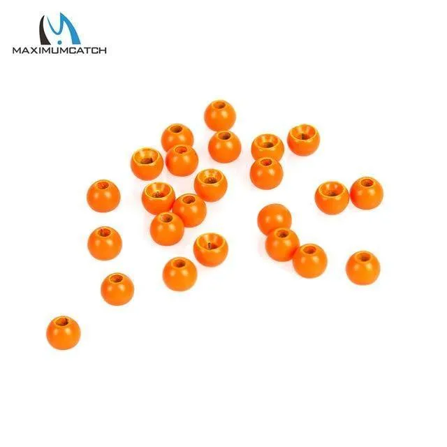 25 teile/los 2.0-3.8mm Fliegenbinden Wolframperlen Runde Nymphenkopf Ball Fliegenbinden Material 18 Verschiedene Farben