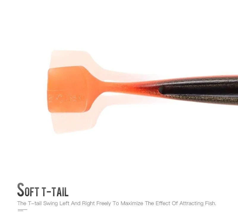 Fischköder Weichköder Shad 160mm 40g T-Schwanz Wobbler PVC Material Sinking Action Paddle 2pcs / Bag Modell 8804