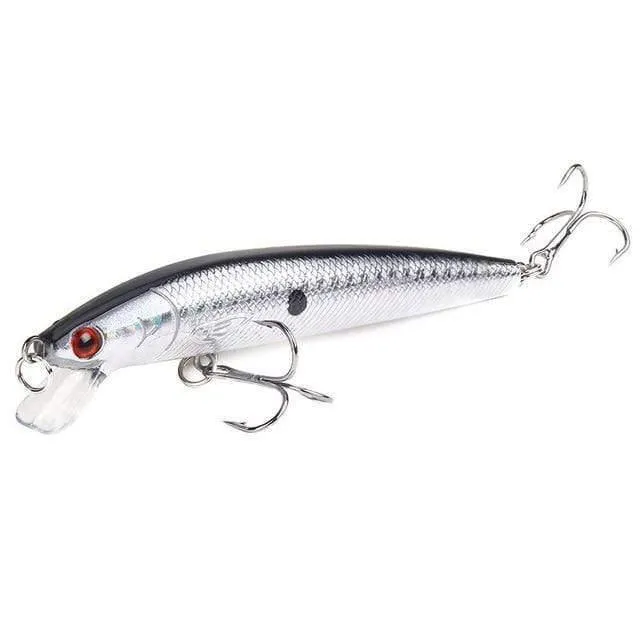 10 Teile/los 10cm 7.5g Harte Künstliche Wobbler Minnow Angeln Köder Locken Schwimmende Pesca Köder Fisch Lockt Für Ozean rilver