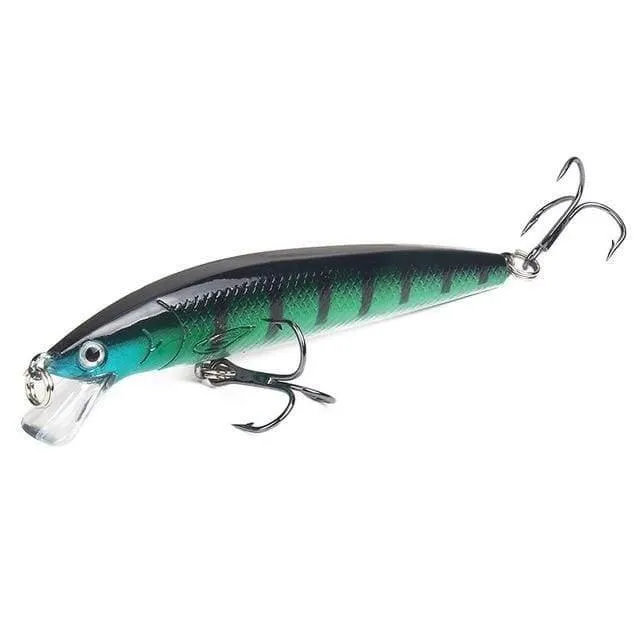 10 Teile/los 10cm 7.5g Harte Künstliche Wobbler Minnow Angeln Köder Locken Schwimmende Pesca Köder Fisch Lockt Für Ozean rilver