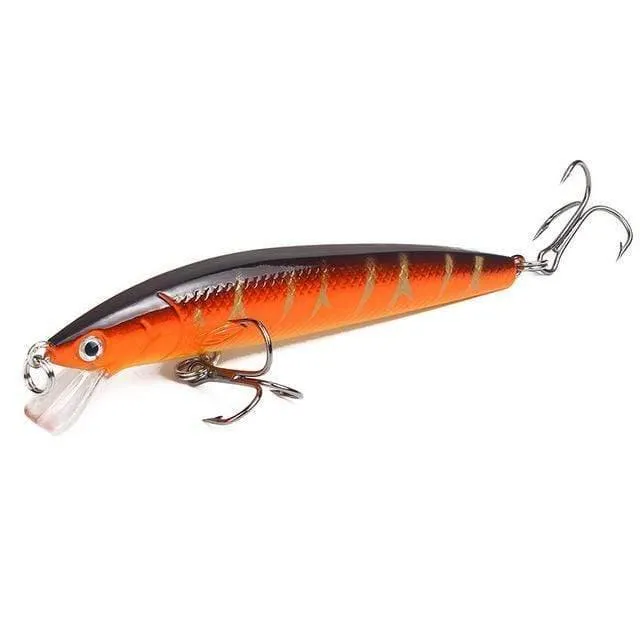10 Teile/los 10cm 7.5g Harte Künstliche Wobbler Minnow Angeln Köder Locken Schwimmende Pesca Köder Fisch Lockt Für Ozean rilver