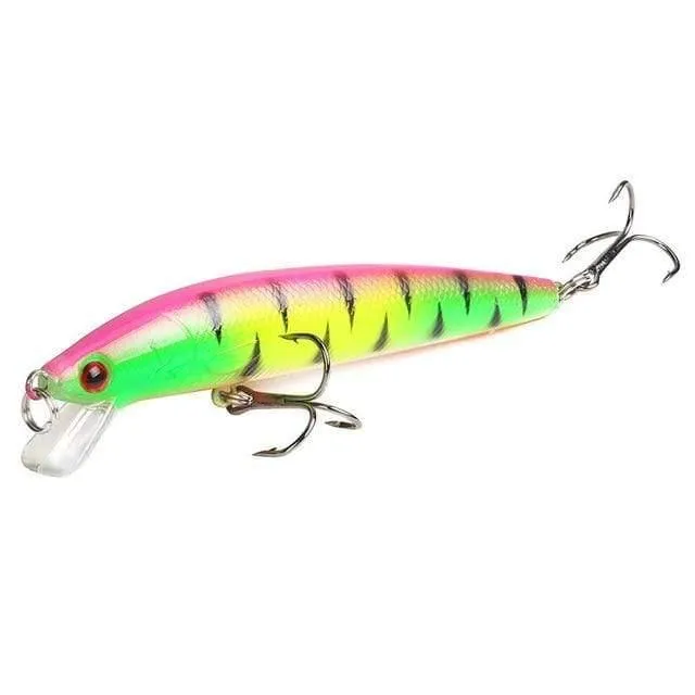 10 Teile/los 10cm 7.5g Harte Künstliche Wobbler Minnow Angeln Köder Locken Schwimmende Pesca Köder Fisch Lockt Für Ozean rilver