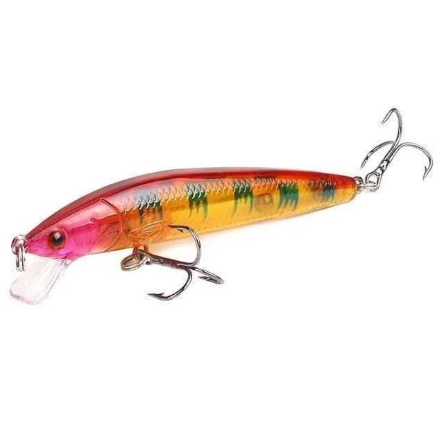 10 Teile/los 10cm 7.5g Harte Künstliche Wobbler Minnow Angeln Köder Locken Schwimmende Pesca Köder Fisch Lockt Für Ozean rilver