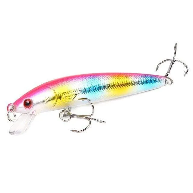 10 Teile/los 10cm 7.5g Harte Künstliche Wobbler Minnow Angeln Köder Locken Schwimmende Pesca Köder Fisch Lockt Für Ozean rilver