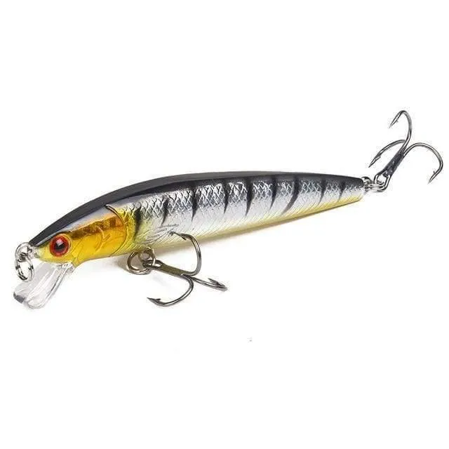 10 Teile/los 10cm 7.5g Harte Künstliche Wobbler Minnow Angeln Köder Locken Schwimmende Pesca Köder Fisch Lockt Für Ozean rilver