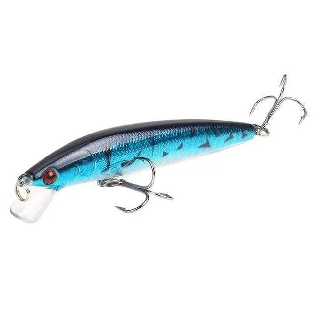 10 Teile/los 10cm 7.5g Harte Künstliche Wobbler Minnow Angeln Köder Locken Schwimmende Pesca Köder Fisch Lockt Für Ozean rilver