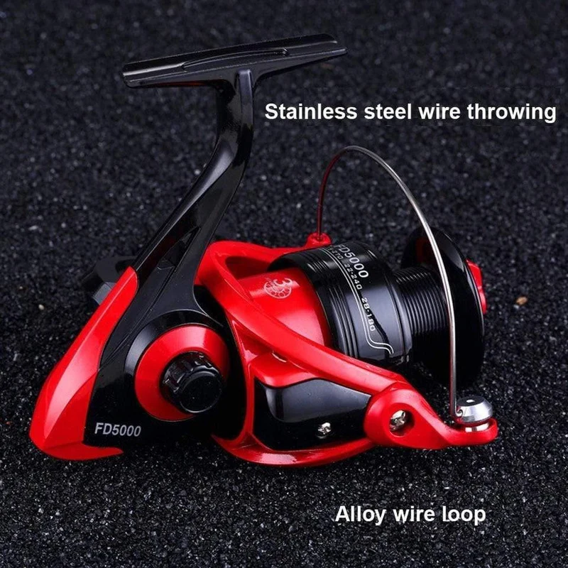 Angelrollen G-Ratio 5.0: 1 Bait Folding Rocker Spinnrad Angelrolle Carpa Molinete de Pesca