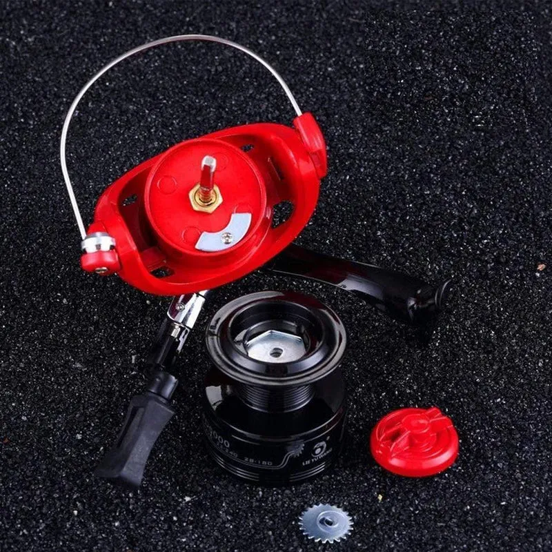 Angelrollen G-Ratio 5.0: 1 Bait Folding Rocker Spinnrad Angelrolle Carpa Molinete de Pesca