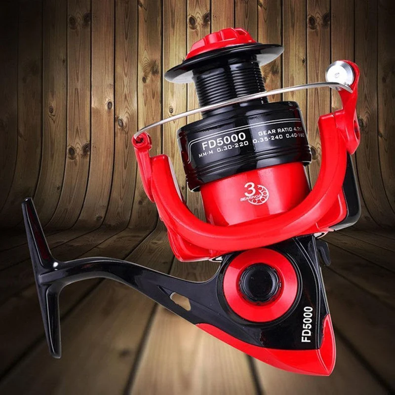 Angelrollen G-Ratio 5.0: 1 Bait Folding Rocker Spinnrad Angelrolle Carpa Molinete de Pesca
