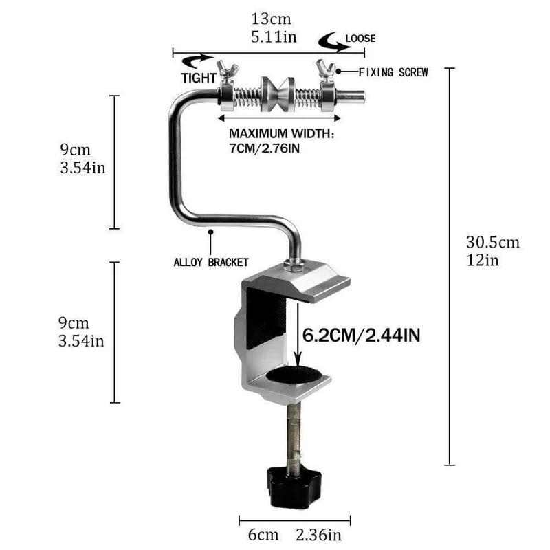 Angelschnur Spooler Wickler mit Klemme Angelschnur Spool Spooler System Angelgerät Sea Carp Fishing Tools und Zubehör