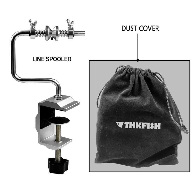 Angelschnur Spooler Wickler mit Klemme Angelschnur Spool Spooler System Angelgerät Sea Carp Fishing Tools und Zubehör