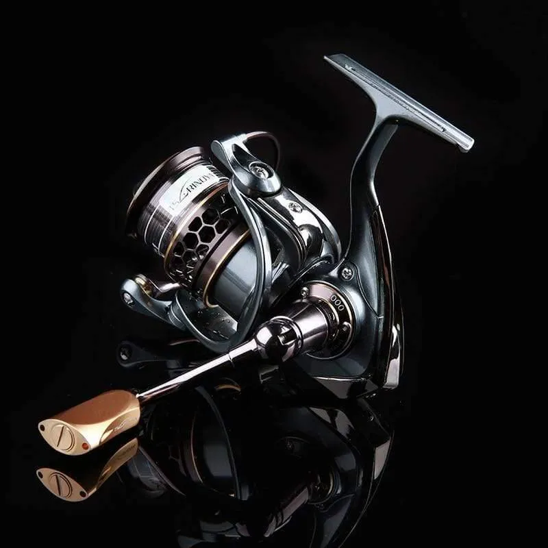 Angelrolle JAGUAR 2000 3000 Lure Spinning mit Ersatzspule Angelrolle Angelrolle Zwei Metallspulen