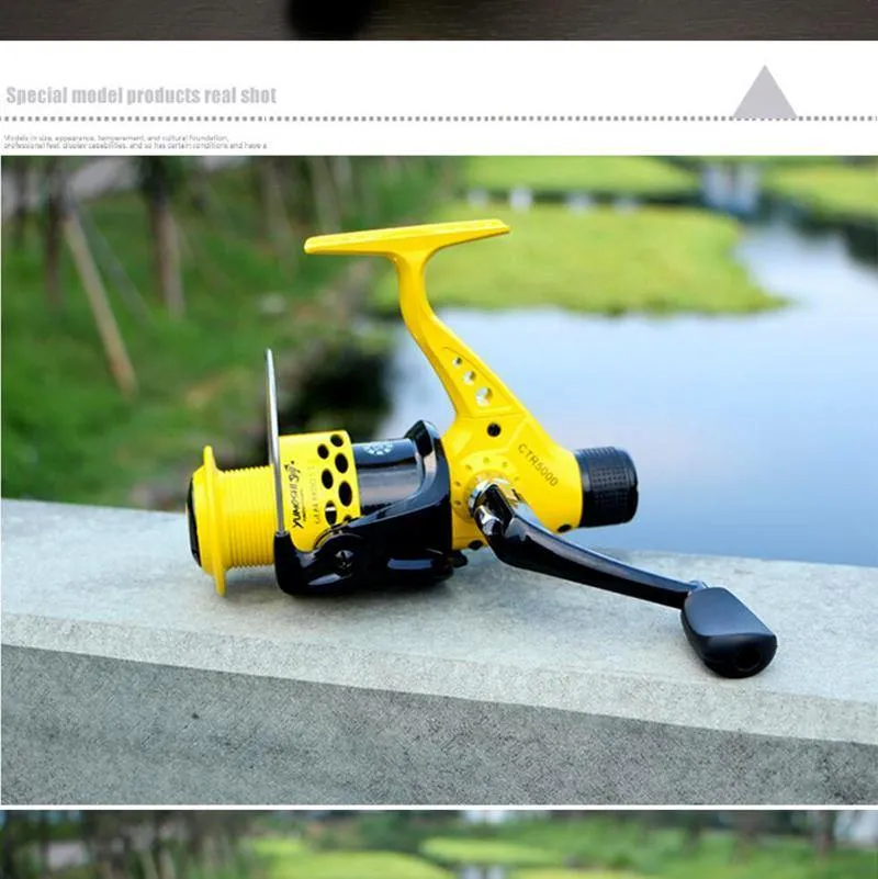 Angelrolle 12BB Spinnrad links / rechts Wechselarmspinnrolle pesca peche 2000-7000-Serie Angelrollen CTR