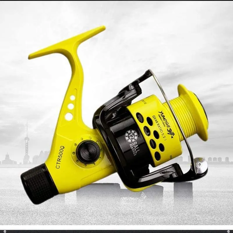 Angelrolle 12BB Spinnrad links / rechts Wechselarmspinnrolle pesca peche 2000-7000-Serie Angelrollen CTR