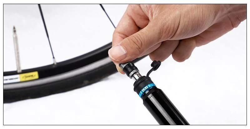 Tragbare Fahrradpumpe 150PSI Presta/Schrader Road MTB Mountainbike Pumpe Radfahren Inflator Handpumpe für Fahrrad
