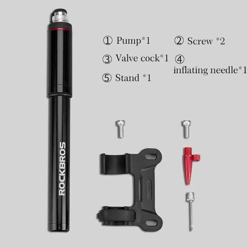 Fahrrad-Minipumpe, 150 PSI, Aluminiumlegierung, tragbar, mit Manometer, Inflator, Fahrradreifenpumpe, Presta-Ventil