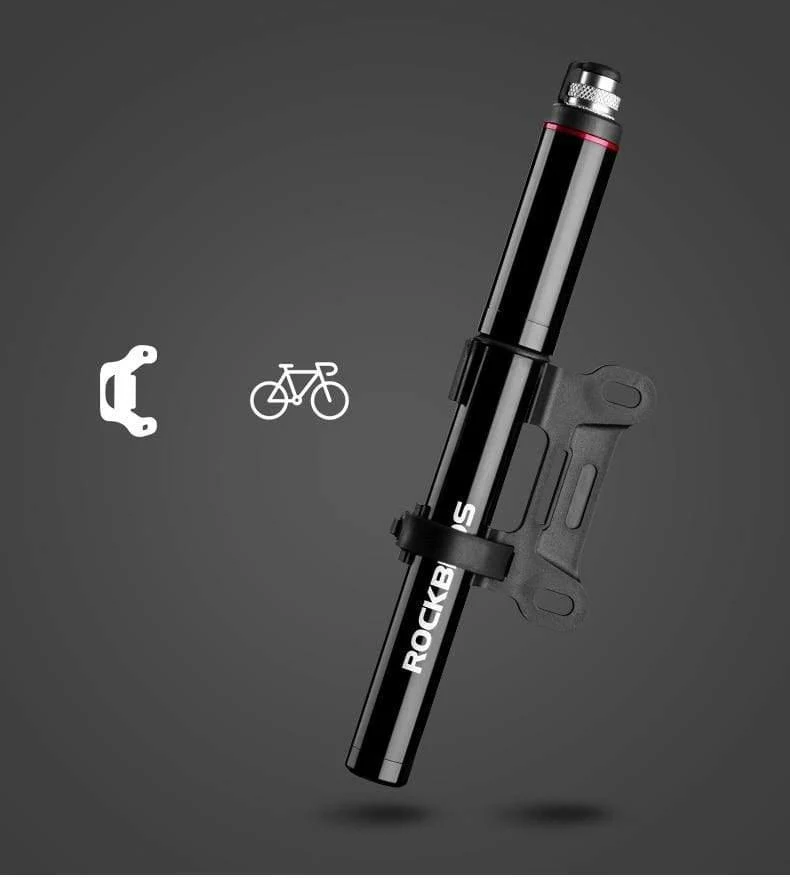 Fahrrad-Minipumpe, 150 PSI, Aluminiumlegierung, tragbar, mit Manometer, Inflator, Fahrradreifenpumpe, Presta-Ventil