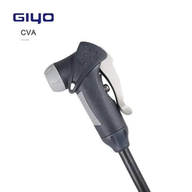 Fahrradpumpenadapter mit Schlauch, Daumenverschluss, passend für Schrader Presta F/VA/V, optionales Smart Valve Bleeder-Zubehör, Legierung