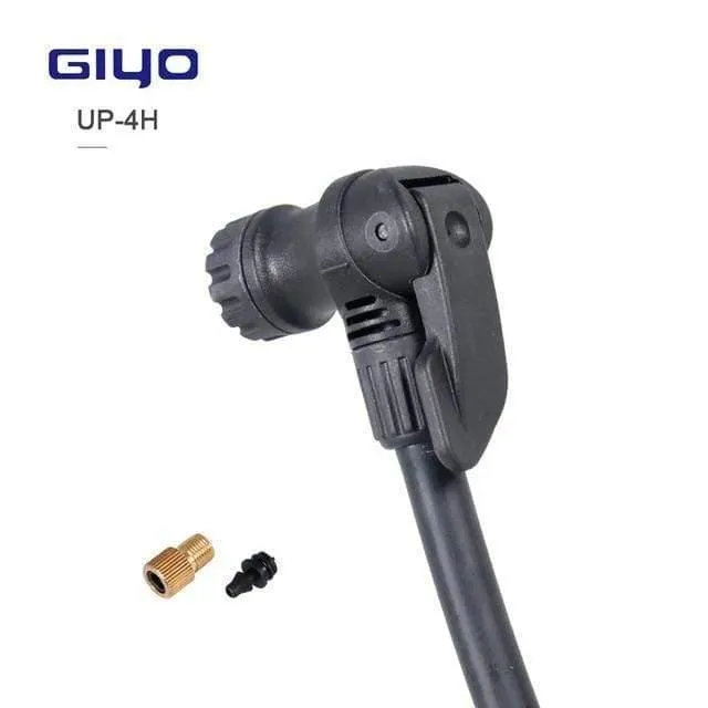 Fahrradpumpenadapter mit Schlauch, Daumenverschluss, passend für Schrader Presta F/VA/V, optionales Smart Valve Bleeder-Zubehör, Legierung