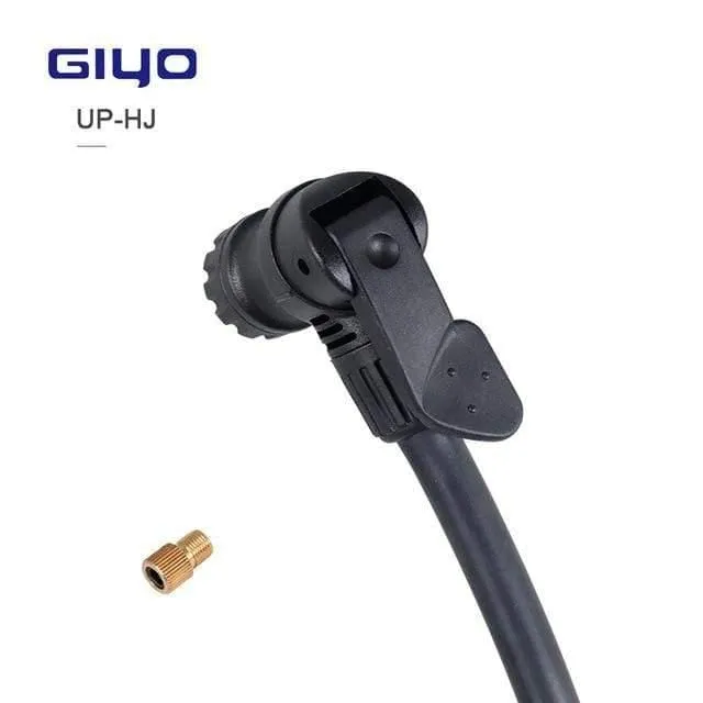 Fahrradpumpenadapter mit Schlauch, Daumenverschluss, passend für Schrader Presta F/VA/V, optionales Smart Valve Bleeder-Zubehör, Legierung