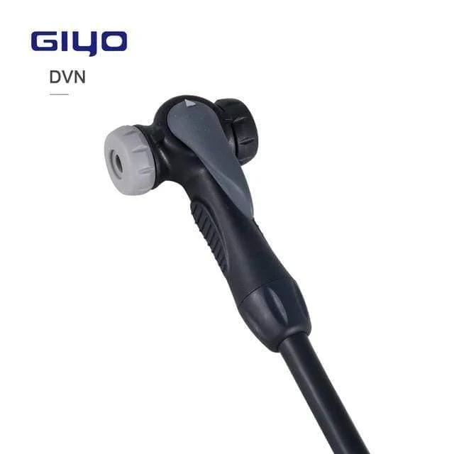 Fahrradpumpenadapter mit Schlauch, Daumenverschluss, passend für Schrader Presta F/VA/V, optionales Smart Valve Bleeder-Zubehör, Legierung