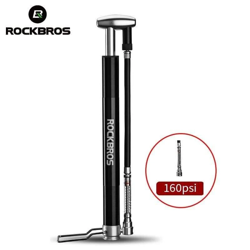 Fahrradpumpe, 160 PSI, Fahrradpumpe, Luftpumpe, Schrader- und Presta-Ventil, für Rennrad, MTB-Reifen, Aluminiumlegierung, Fahrradpumpe