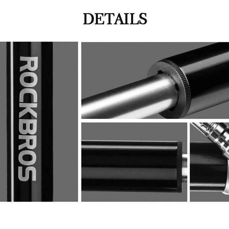 Fahrradpumpe, 160 PSI, Fahrradpumpe, Luftpumpe, Schrader- und Presta-Ventil, für Rennrad, MTB-Reifen, Aluminiumlegierung, Fahrradpumpe