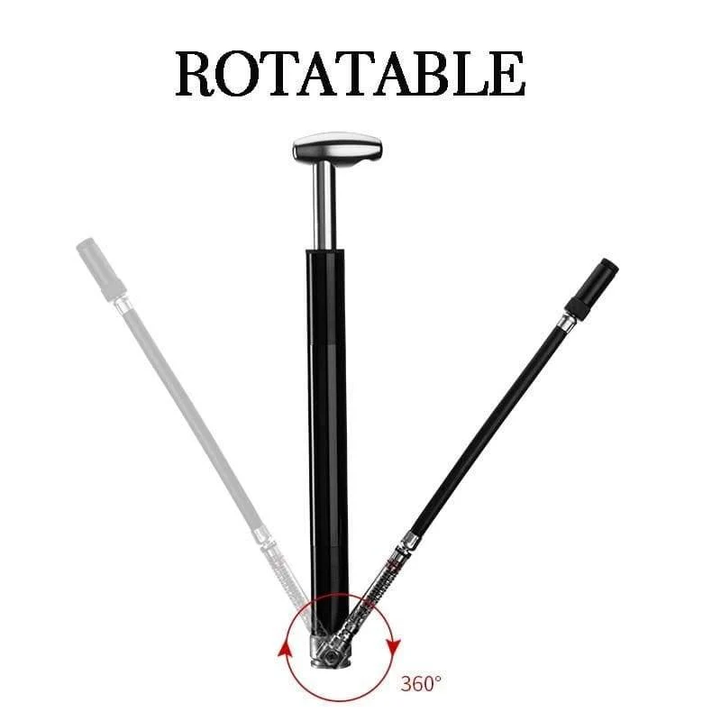 Fahrradpumpe, 160 PSI, Fahrradpumpe, Luftpumpe, Schrader- und Presta-Ventil, für Rennrad, MTB-Reifen, Aluminiumlegierung, Fahrradpumpe