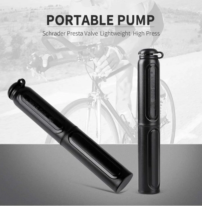 Fahrradpumpe Mini Bike Tragbare Licht Luftpumpe Für Radfahren Im Freien Hochdruck Schrader Presta Fahrrad Pumpen Inflator
