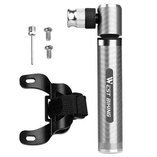 Mini Tragbare Aluminiumlegierung Fahrrad Luftpumpe Fahrrad Reifenfüller Super Licht Zubehör MTB Rennrad Radfahren Pumpe