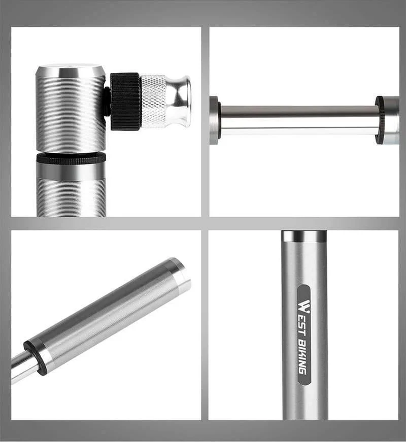 Mini Tragbare Aluminiumlegierung Fahrrad Luftpumpe Fahrrad Reifenfüller Super Licht Zubehör MTB Rennrad Radfahren Pumpe