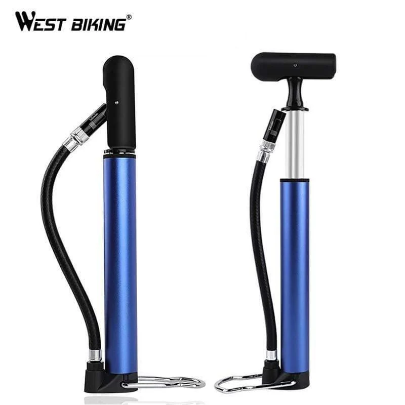 Fahrradpumpe, Fahrradreifen Tragbarer Inflator Luftpumpe 100PSI Mountain Road Bike Zubehör für Radfahren MTB Fahrradpumpe