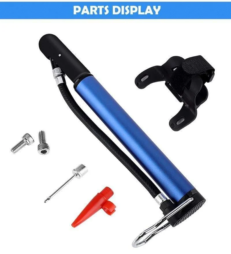 Fahrradpumpe, Fahrradreifen Tragbarer Inflator Luftpumpe 100PSI Mountain Road Bike Zubehör für Radfahren MTB Fahrradpumpe