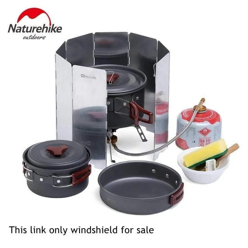 Campingkocher Windschutzscheibe Kochen Windschutzscheibe Kochen im Freien Zubehör Winddicht Paravent