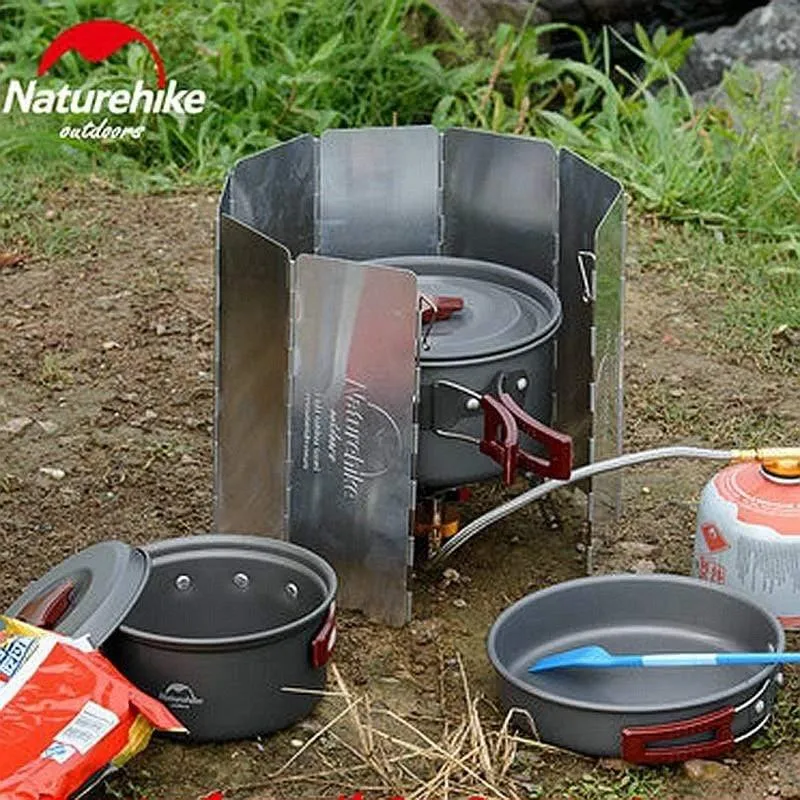 Campingkocher Windschutzscheibe Kochen Windschutzscheibe Kochen im Freien Zubehör Winddicht Paravent