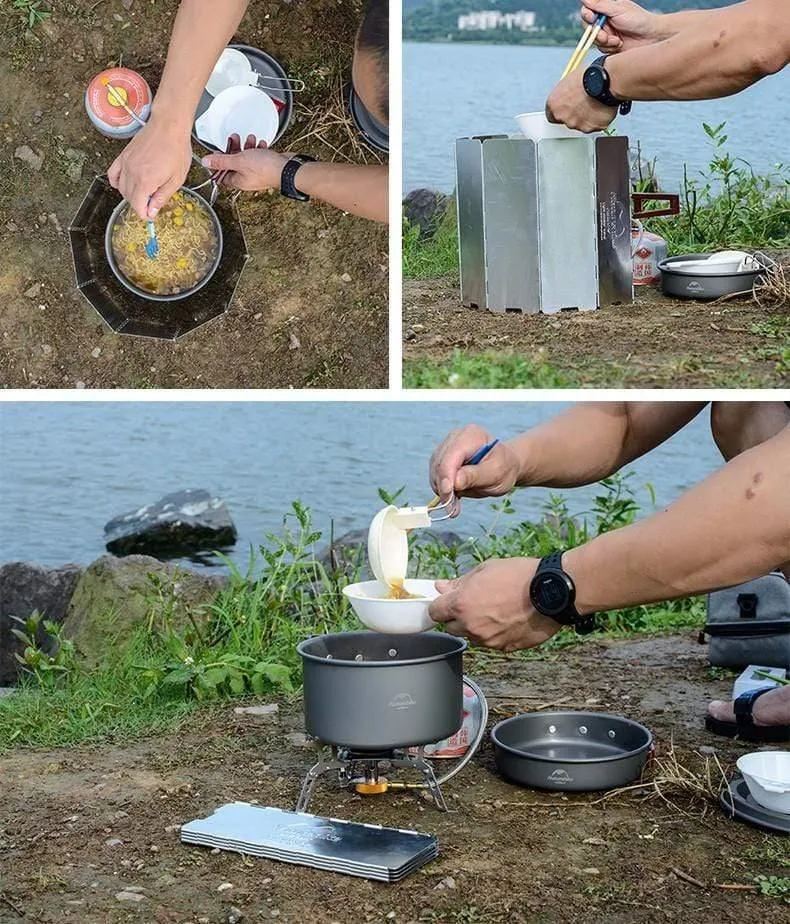 Campingkocher Windschutzscheibe Kochen Windschutzscheibe Kochen im Freien Zubehör Winddicht Paravent