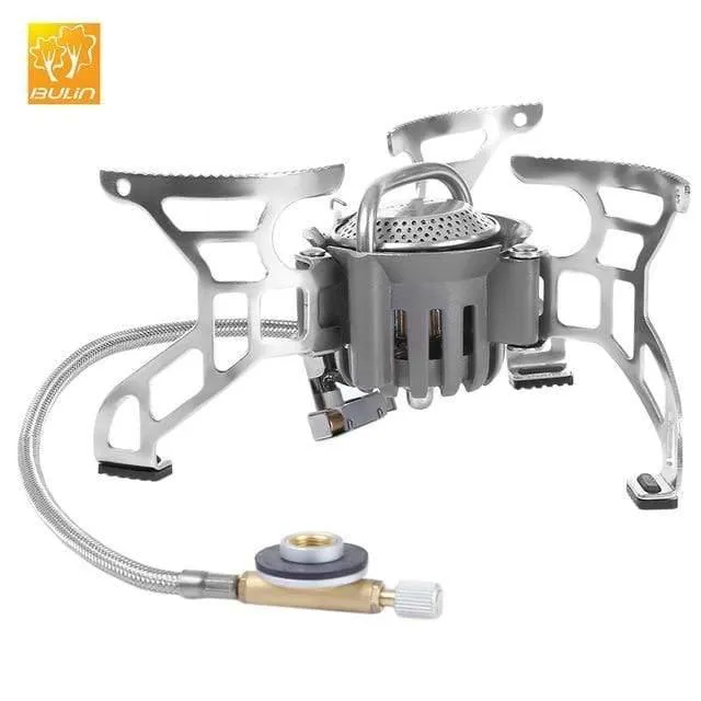 Outdoor Herd Camping Ausrüstung Faltbare Split Gasherd Picknick Brenner Öfen Kochen Werkzeuge