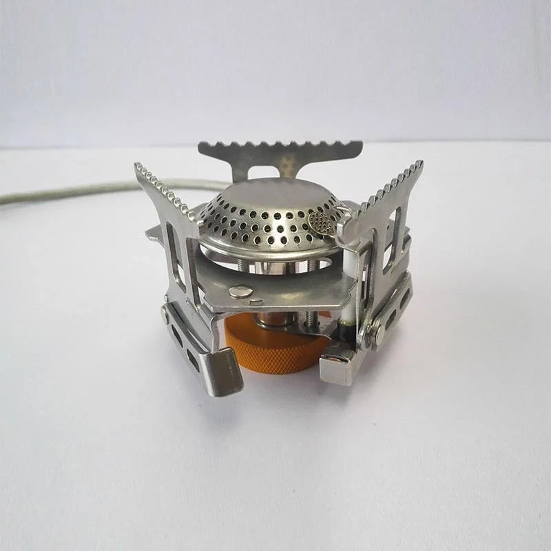 17 * 7cm Mini Campingkocher Folding Outdoor Gasherd Tragbarer Ofen Kochen Picknick Split Herde 3000W Herd Brenner