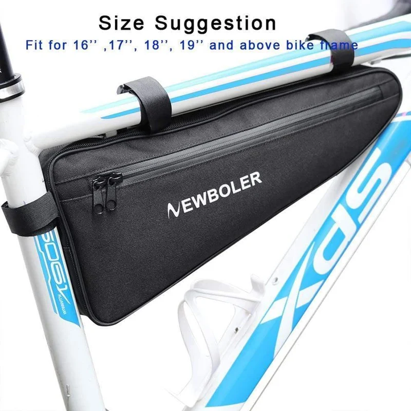 Fahrrad Triangle Bag Fahrradrahmen Front Tube Bag Wasserdichte Fahrradtasche Batterie Packtasche Zubehör Keine Lippe