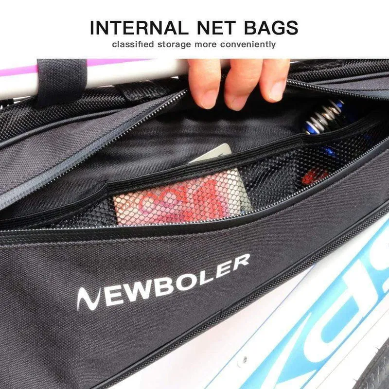 Fahrrad Triangle Bag Fahrradrahmen Front Tube Bag Wasserdichte Fahrradtasche Batterie Packtasche Zubehör Keine Lippe