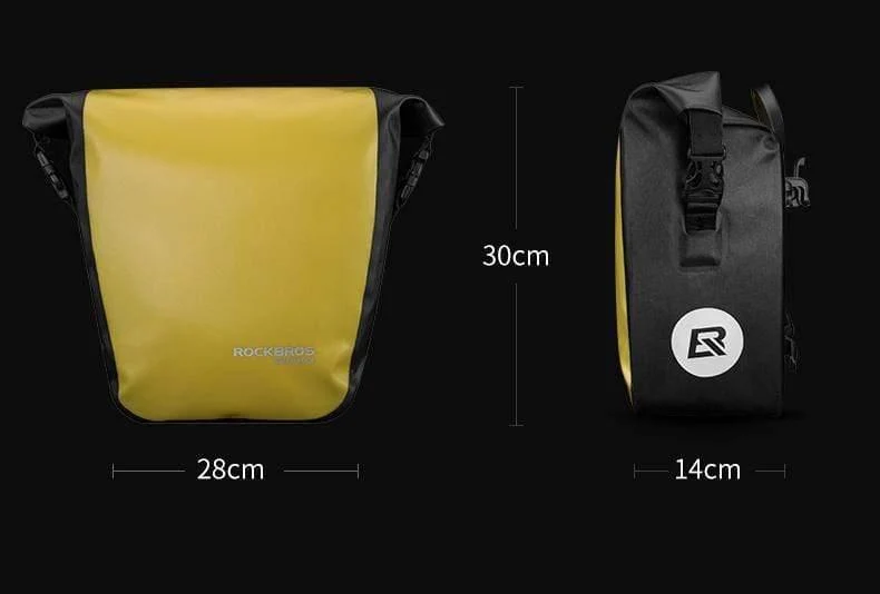 Wasserdichte Fahrradtasche 10-18L Tragbare Fahrradtasche Gepäckträger Hecksitz Kofferraumtasche Radfahren MTB Tasche Fahrradzubehör