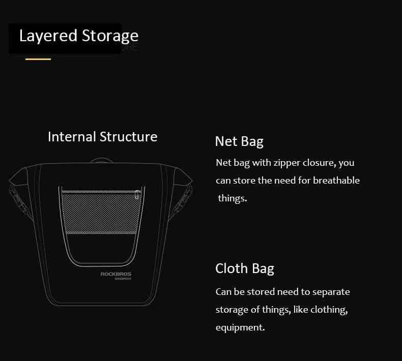 Wasserdichte Fahrradtasche 10-18L Tragbare Fahrradtasche Gepäckträger Hecksitz Kofferraumtasche Radfahren MTB Tasche Fahrradzubehör