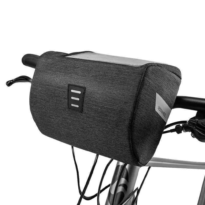 Mountain Road 111467 Wasserabweisende Touchscreen Fahrradlenkertasche für Karten oder Mobiltelefone