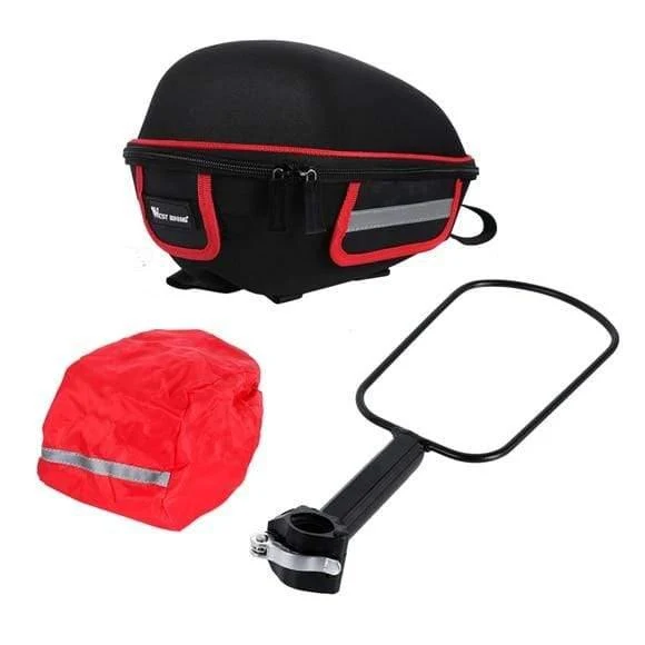 Fahrradtasche, Fahrrad-Hinterradtasche, reflektierende, wasserdichte Regenhülle, Mountainbike-Heckverlängerungs-Sattelfahrradtasche