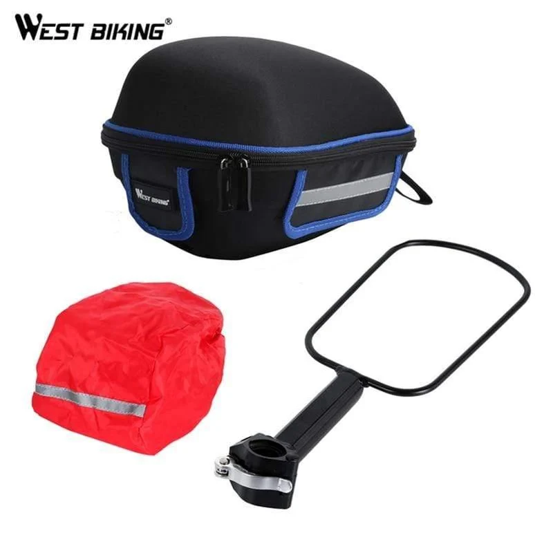 Fahrradtasche, Fahrrad-Hinterradtasche, reflektierende, wasserdichte Regenhülle, Mountainbike-Heckverlängerungs-Sattelfahrradtasche