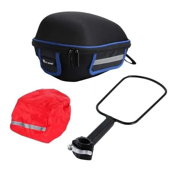 Fahrradtasche, Fahrrad-Hinterradtasche, reflektierende, wasserdichte Regenhülle, Mountainbike-Heckverlängerungs-Sattelfahrradtasche