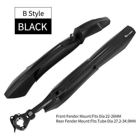2PCS Mountainbike Kotflügel Vorne Hinten Schnellverschluss Kotflügel 24 26 27.5 29 Zoll MTB Fahrrad Kotflügel